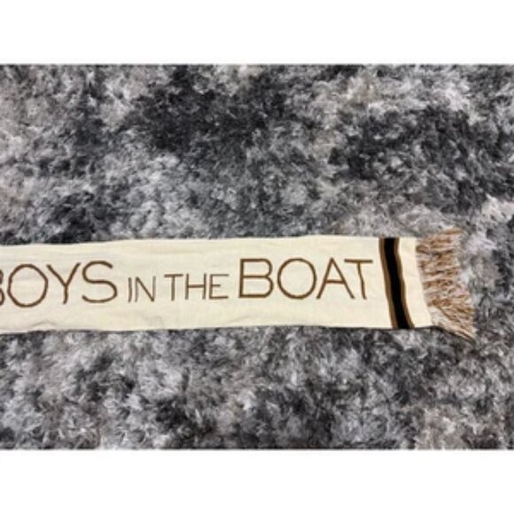 Guinness Unisex Brown Knit Scarf Winter Neck Warmer "The Boys in the Boat" - Picture 2 of 4